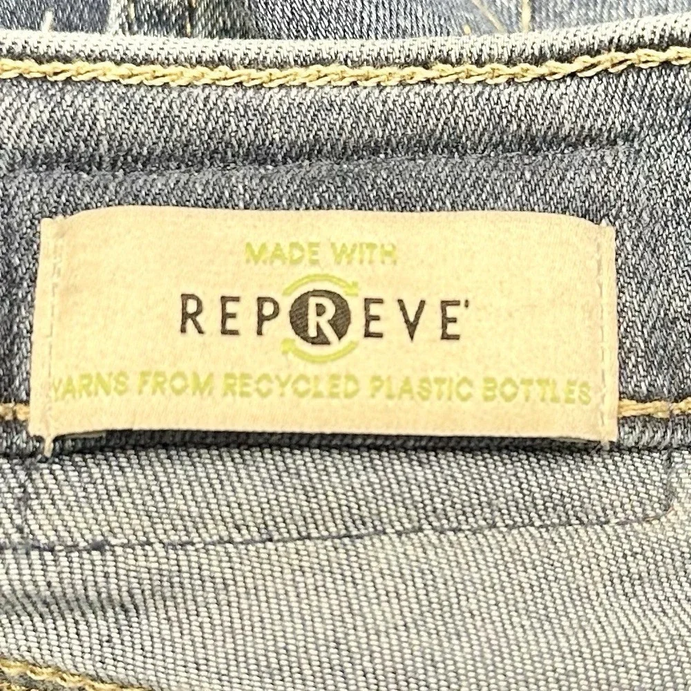 Calvin Klein Jeans Womens Sz 2/26 Mid Rise Skinny Stretch Blue Jeans Repreve